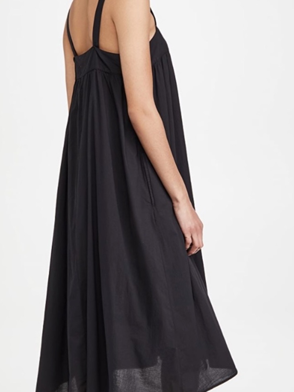 XiRENA Black KYNSLEY Midi Dress with Tie-Front - Picture 2 of 6